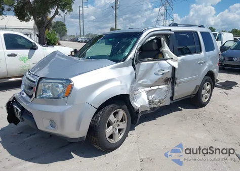 2011 Honda Pilot Ex-L from USA, damaged, VIN 5FNYF4H50BB070126